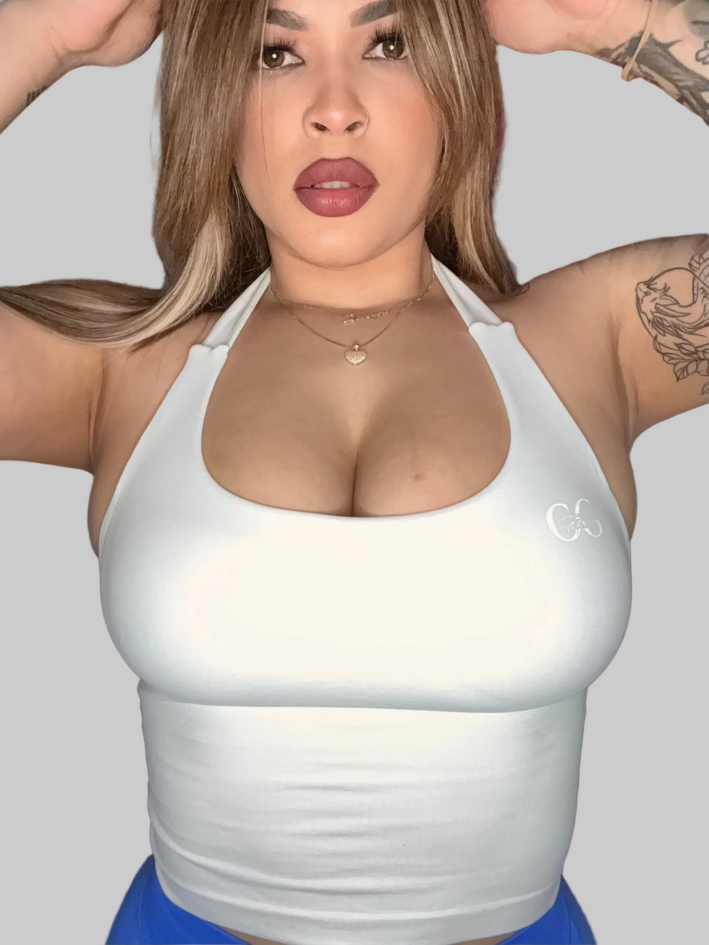 white top